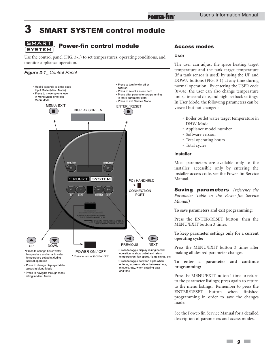 Smart system control module | Lochinvar Power-fin 502 User Manual | Page 9 / 16