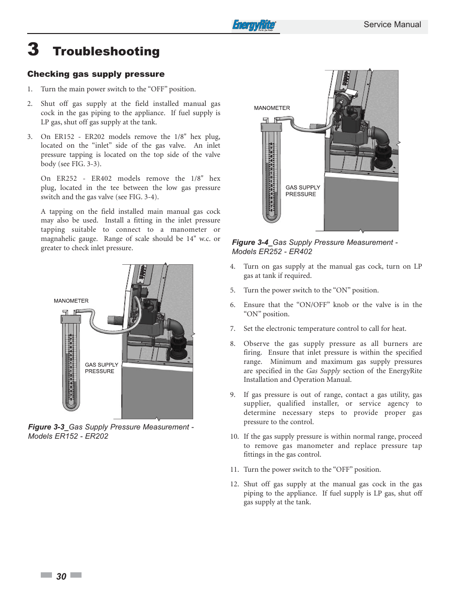 Troubleshooting | Lochinvar EnergyRite ER152 User Manual | Page 30 / 32