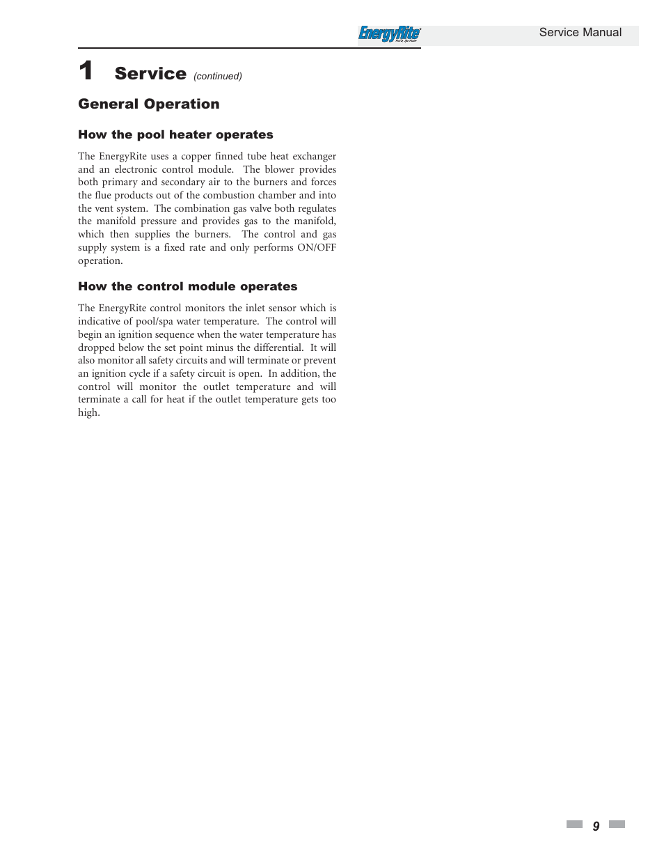 Service | Lochinvar EnergyRite ER152 User Manual | Page 9 / 32