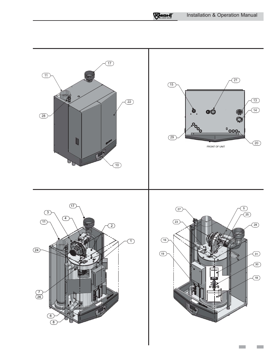 The knight wall mount boiler - how it works, Installation & operation manual | Lochinvar KNIGHT WH 55 - 399 User Manual | Page 5 / 80