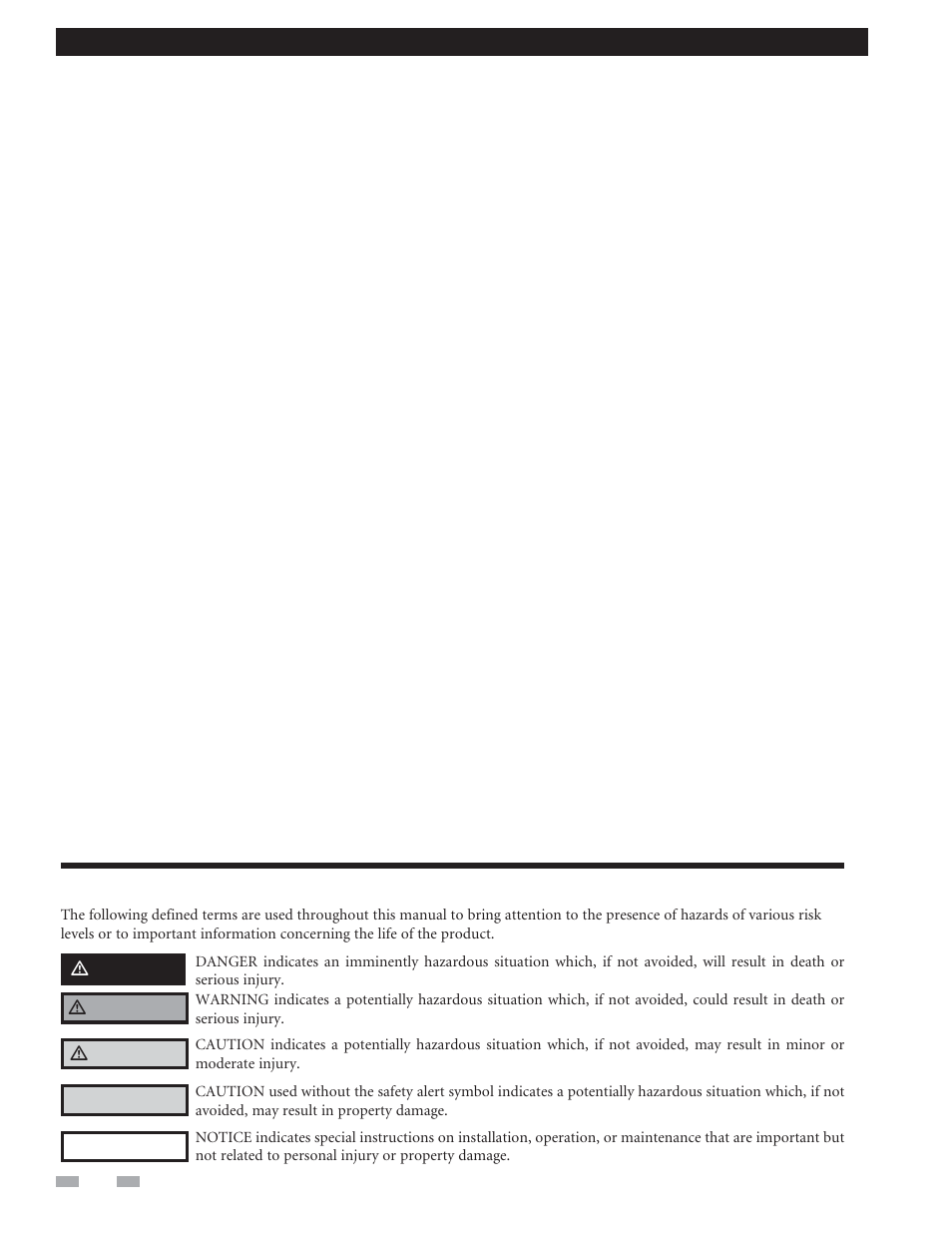 Contents hazard definitions | Lochinvar COPPER-FIN 497 - 2067 User Manual | Page 2 / 68