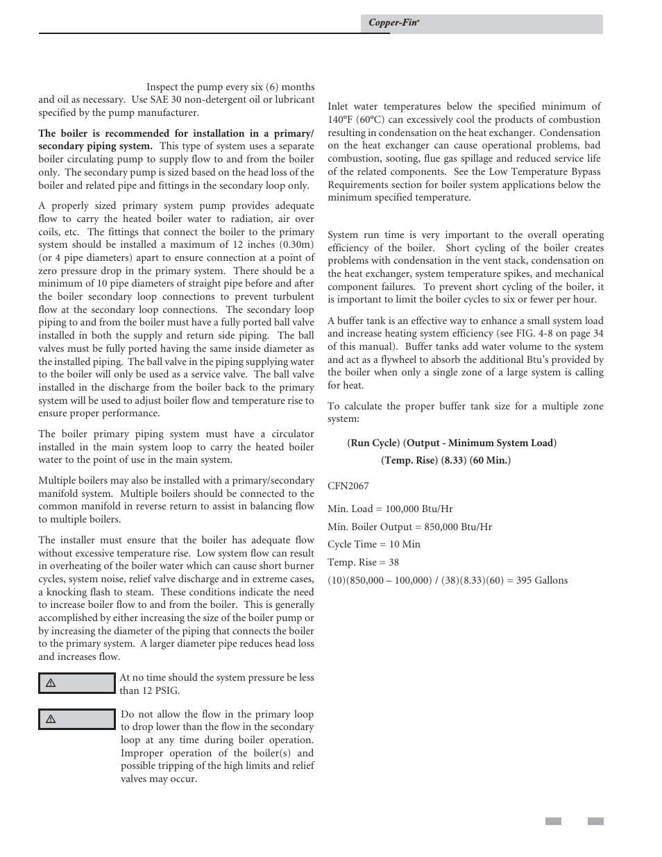 Water connections | Lochinvar COPPER-FIN 497 - 2067 User Manual | Page 29 / 68