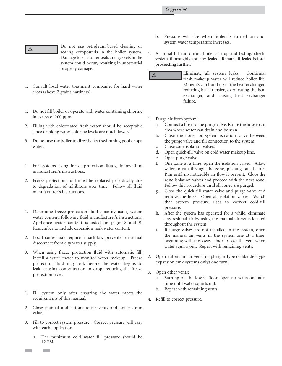 Startup | Lochinvar COPPER-FIN 497 - 2067 User Manual | Page 46 / 68