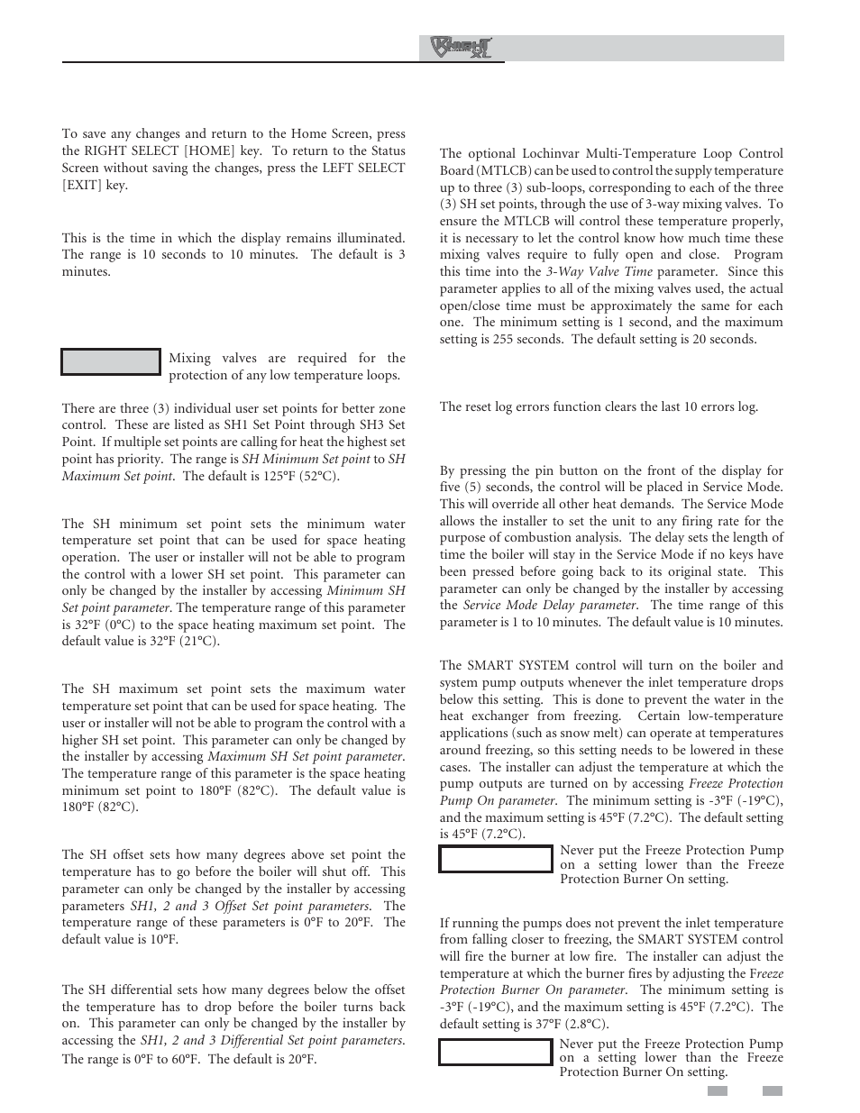 Service | Lochinvar 400-801 User Manual | Page 19 / 48