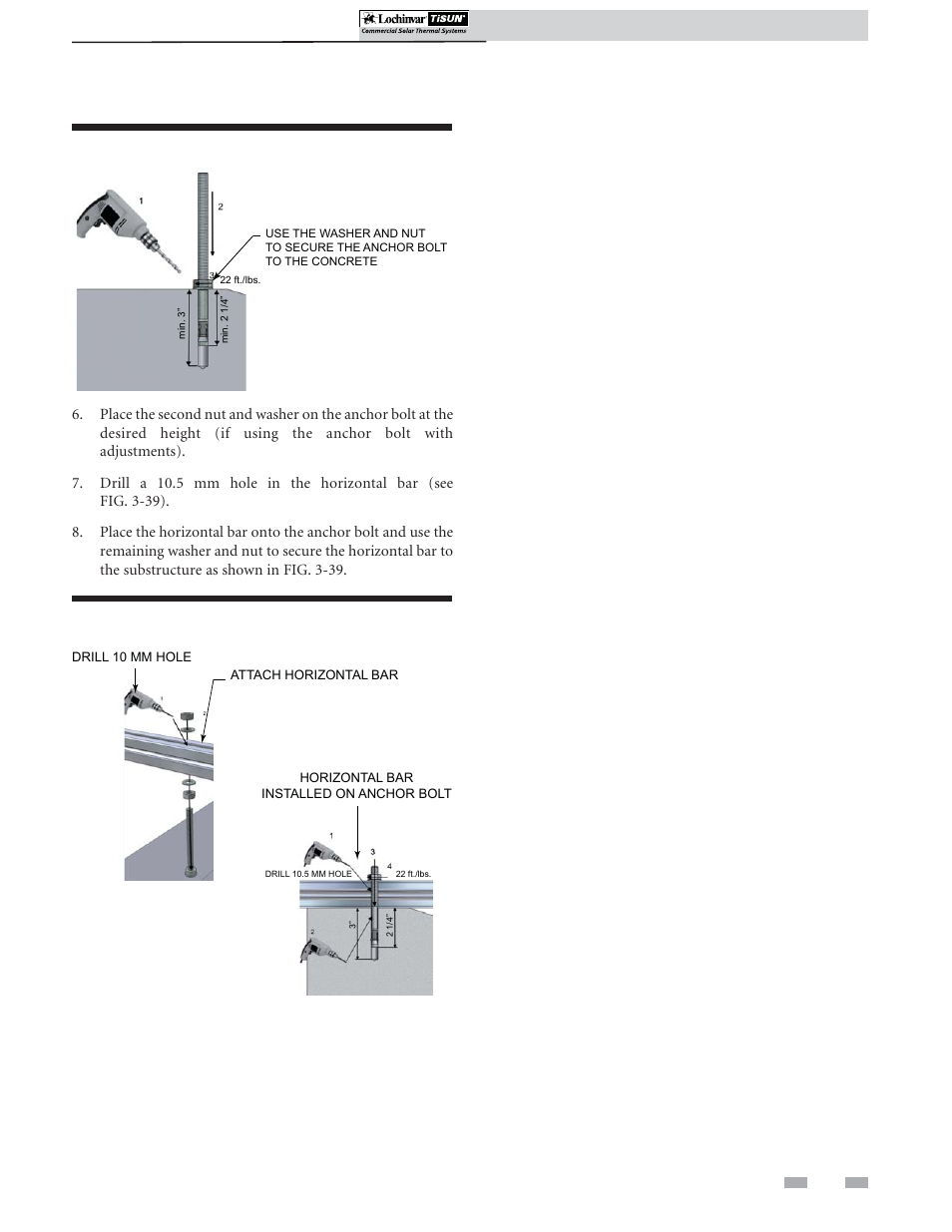 Roof attachment installation | Lochinvar TISUN SCH-I-O User Manual | Page 27 / 44