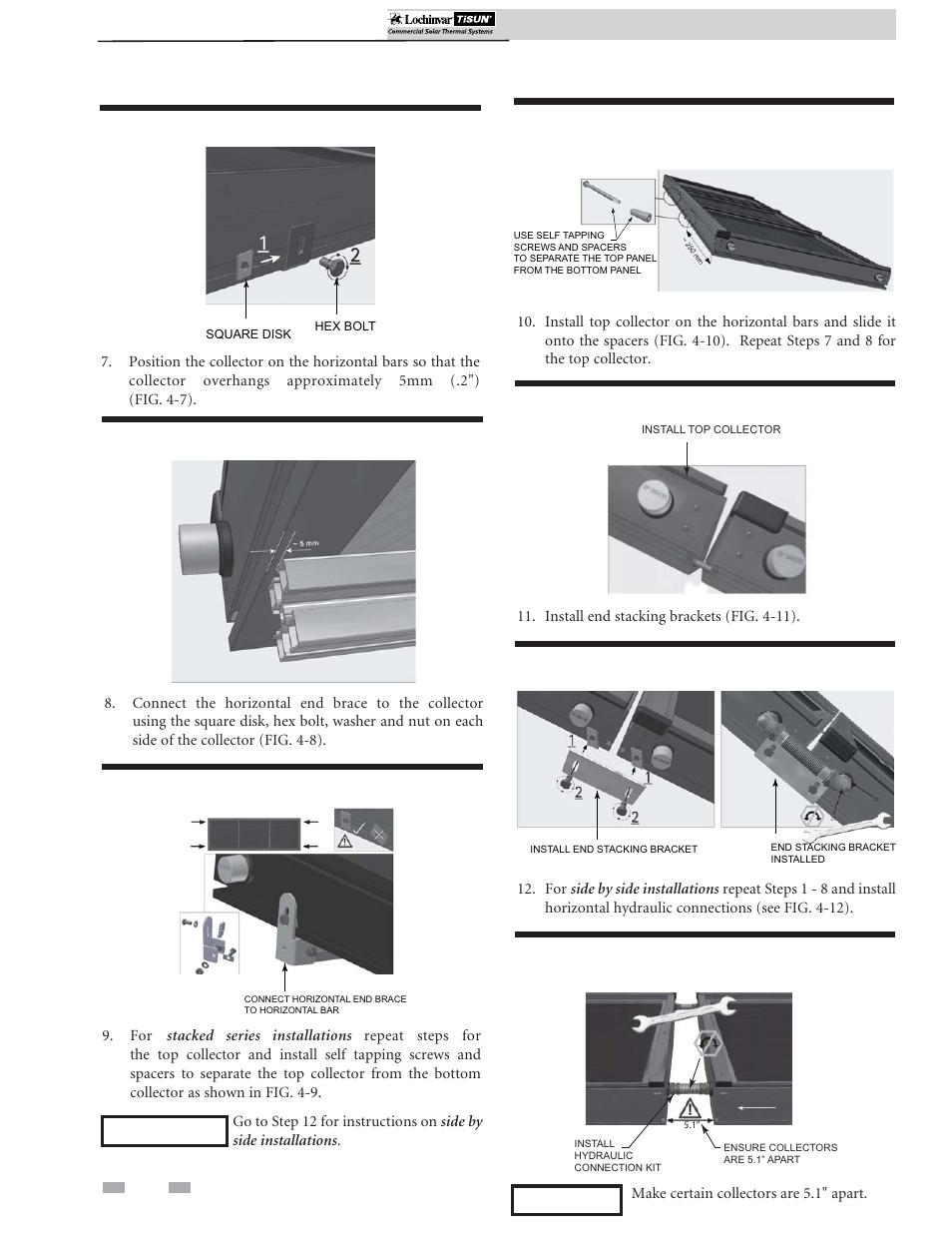 Collector installation, Notice | Lochinvar TISUN SCH-I-O User Manual | Page 30 / 44