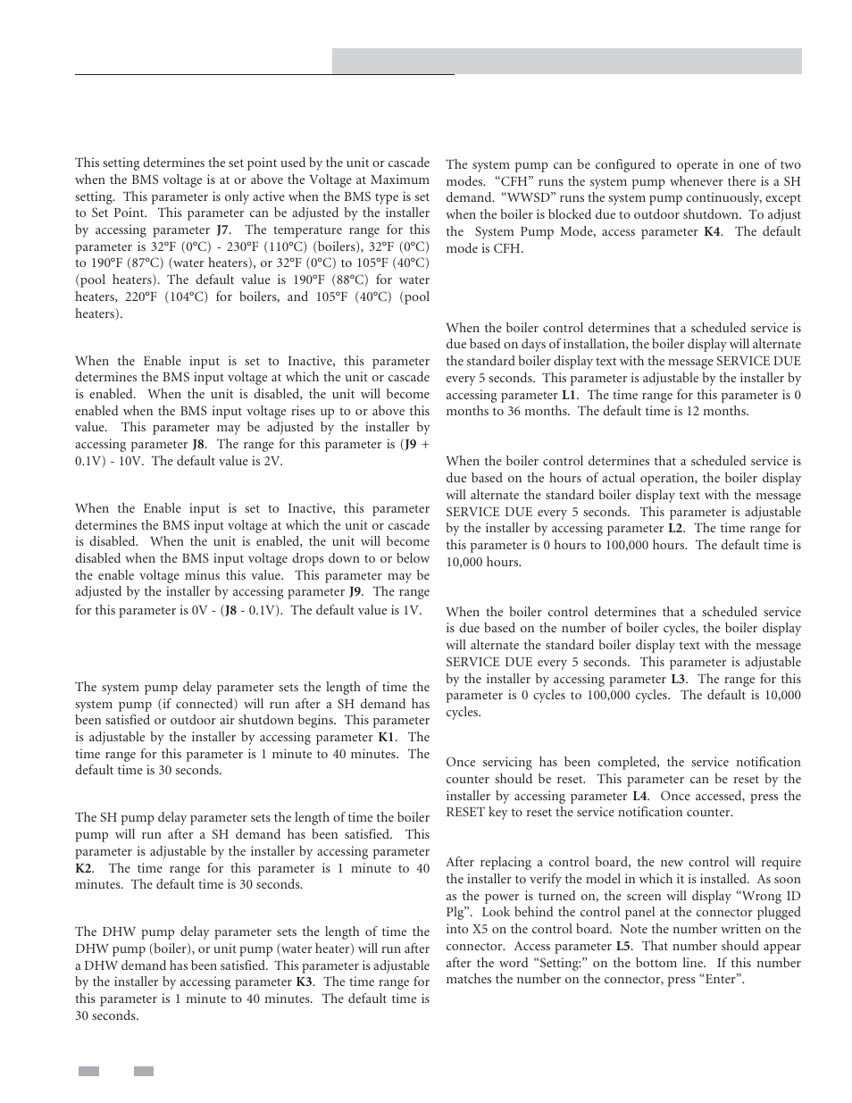 Service | Lochinvar Copper-fin II/IIE Boiler User Manual | Page 22 / 44
