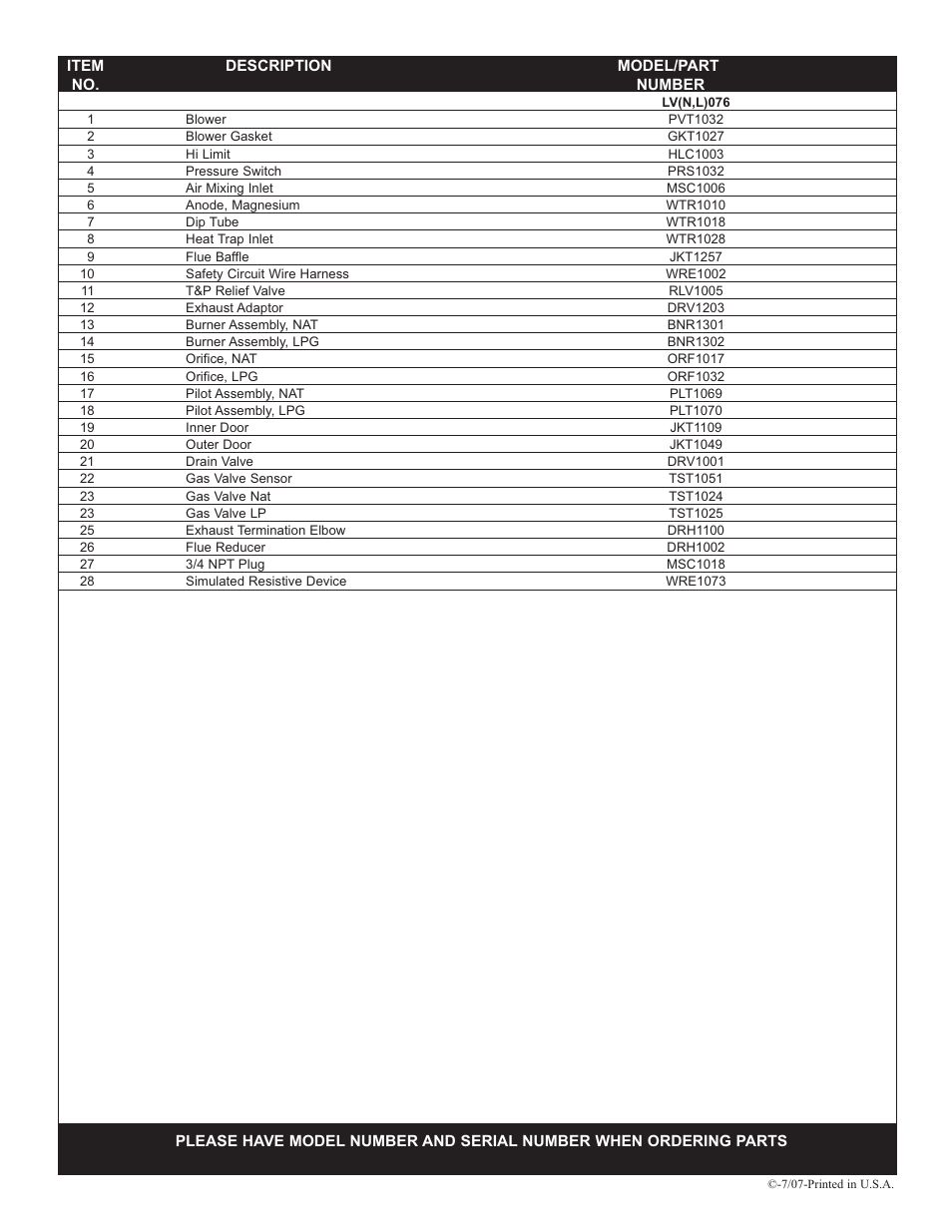 Lochinvar LV(N User Manual | Page 2 / 2