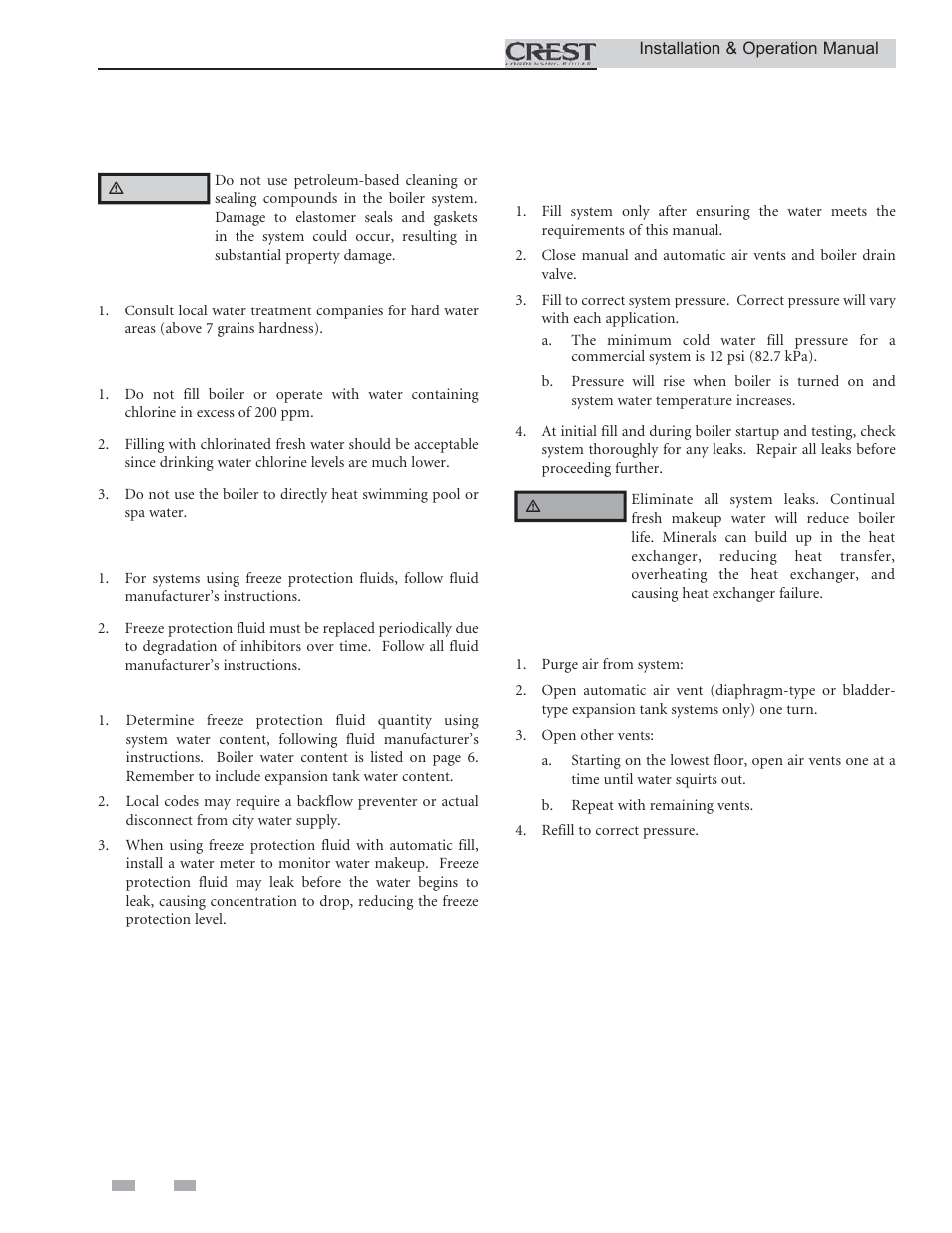 Start-up | Lochinvar Condensing Boiler 1.5 User Manual | Page 40 / 60