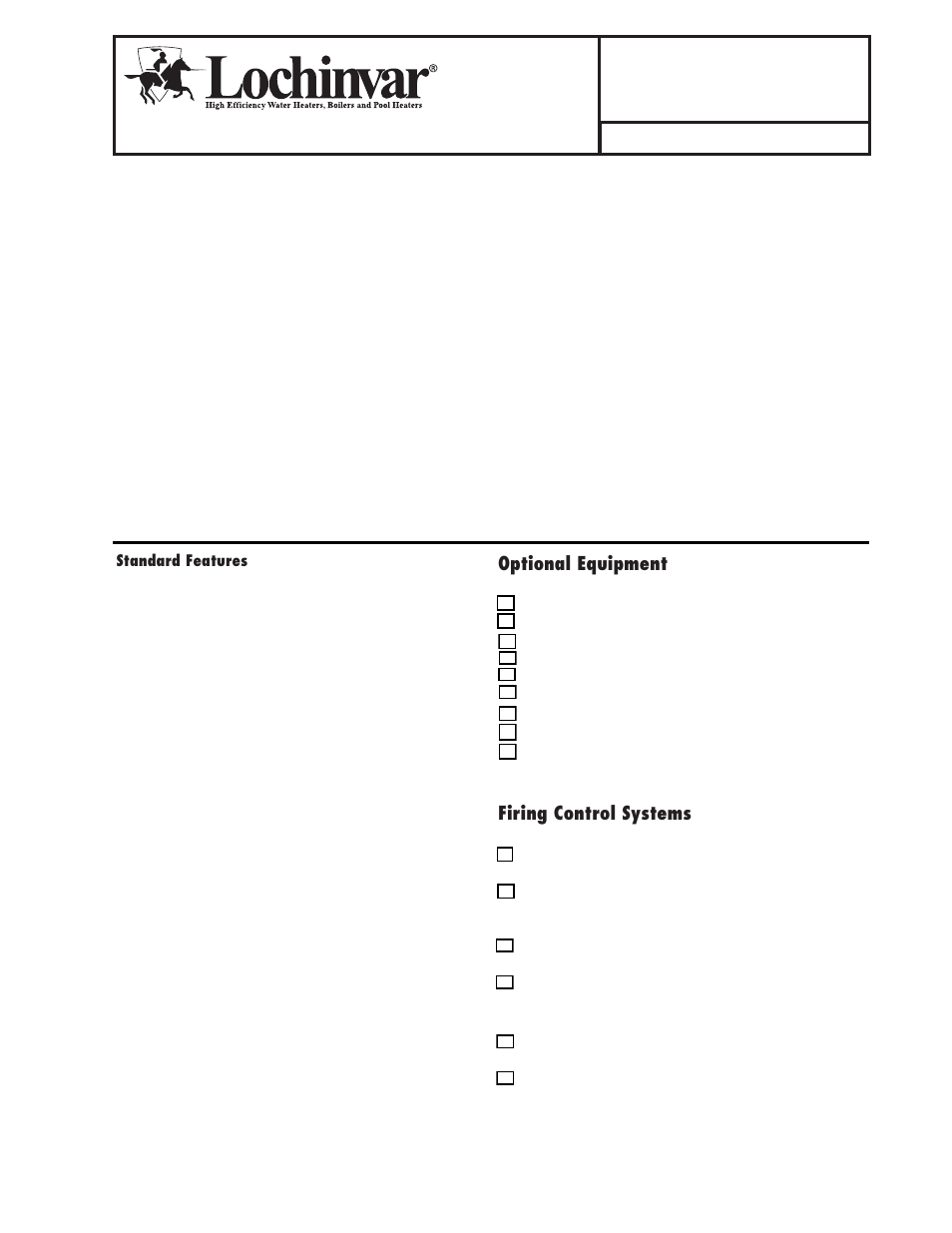 Lochinvar Power-fin 752 User Manual | 2 pages