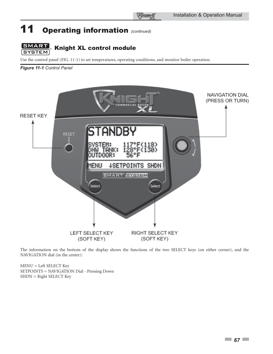 Operating information | Lochinvar 400 User Manual | Page 67 / 80