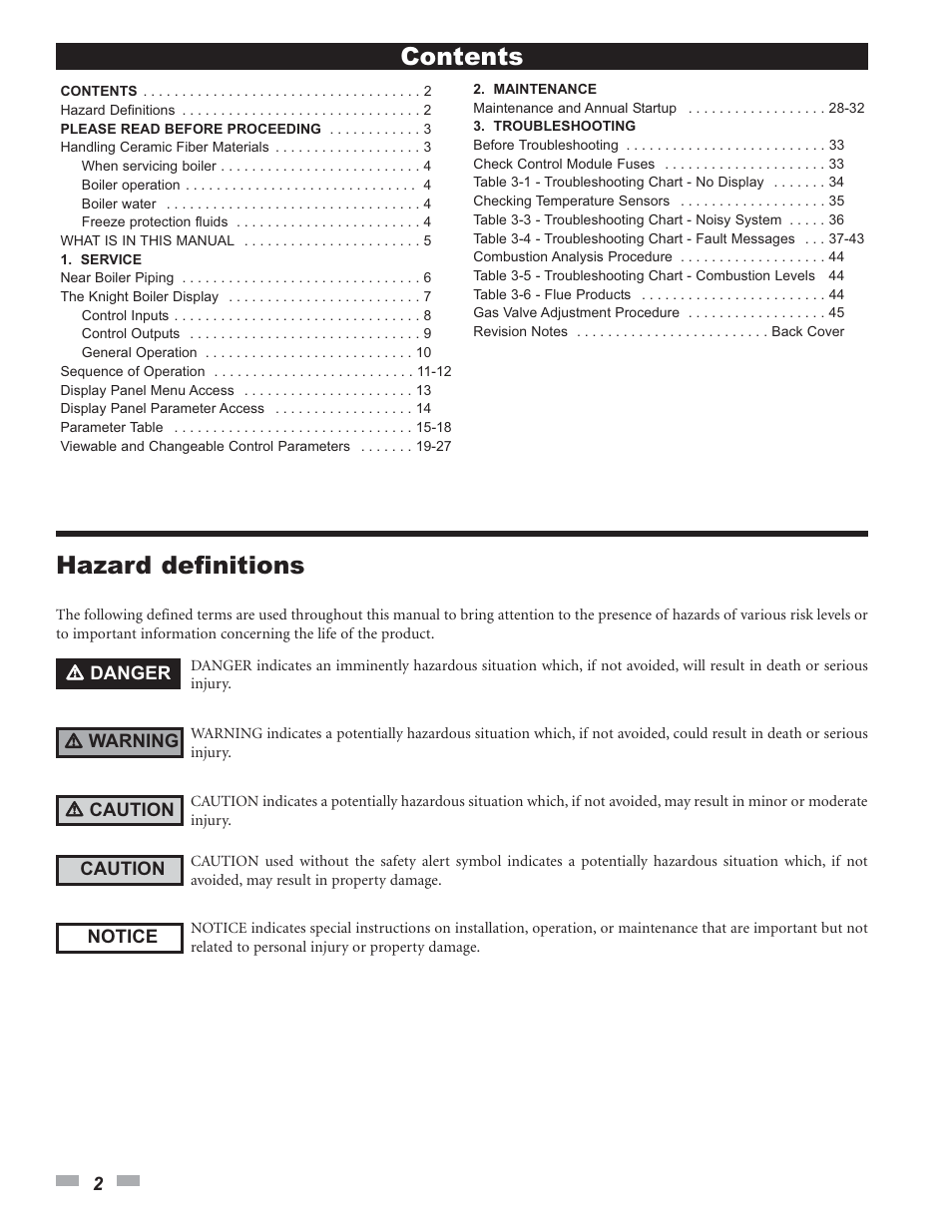 Lochinvar KNIGHT 81-286 User Manual | Page 2 / 48