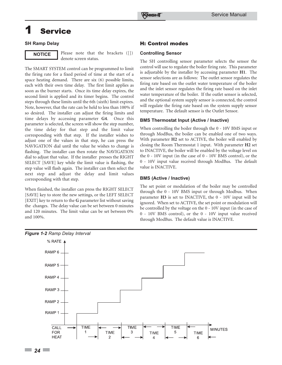 Service | Lochinvar KNIGHT 81-286 User Manual | Page 24 / 48