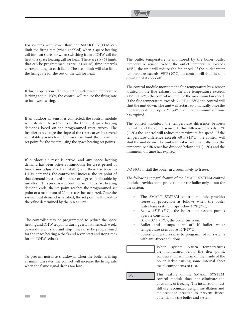 Operating information | Lochinvar KNIGHT XL 801 User Manual | Page 62 / 80