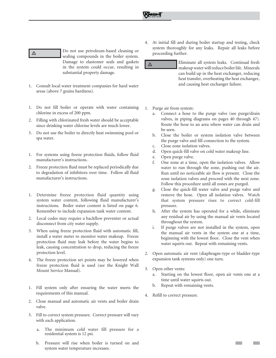 Start-up | Lochinvar Knight Wall Mount Soiler 51-211 User Manual | Page 57 / 80