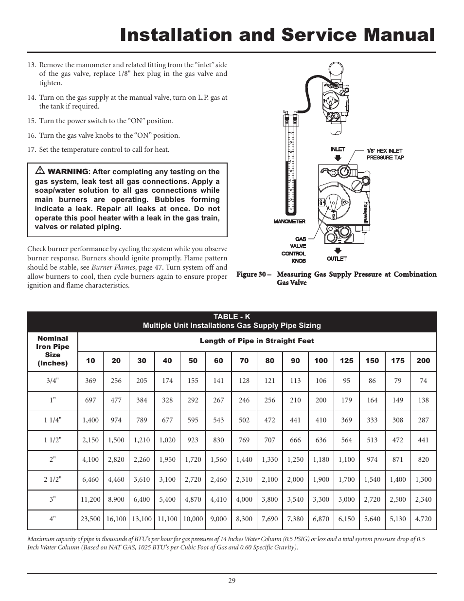 Installation and service manual | Lochinvar F0600187510 User Manual | Page 29 / 60
