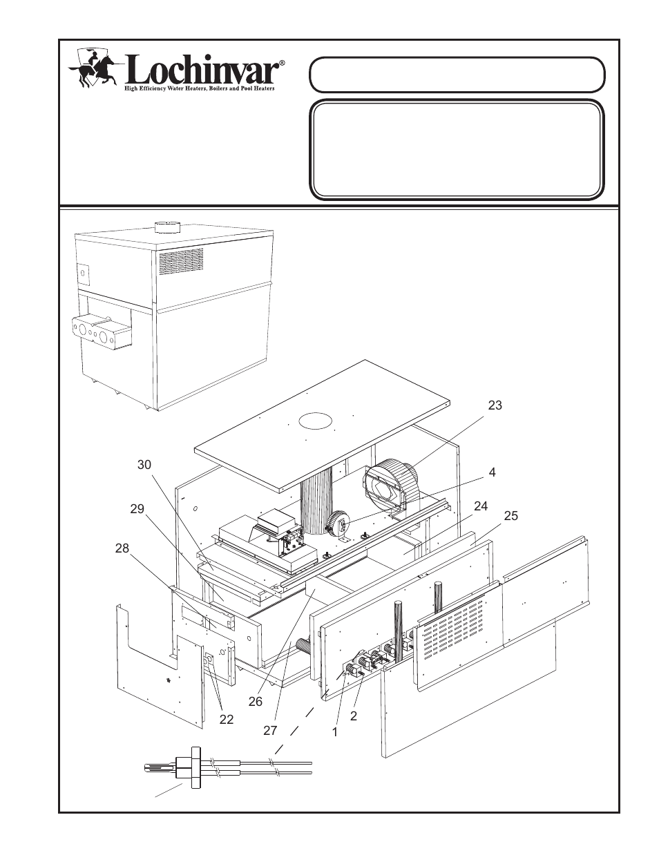 Lochinvar CB--CW 495 -745 User Manual | 4 pages