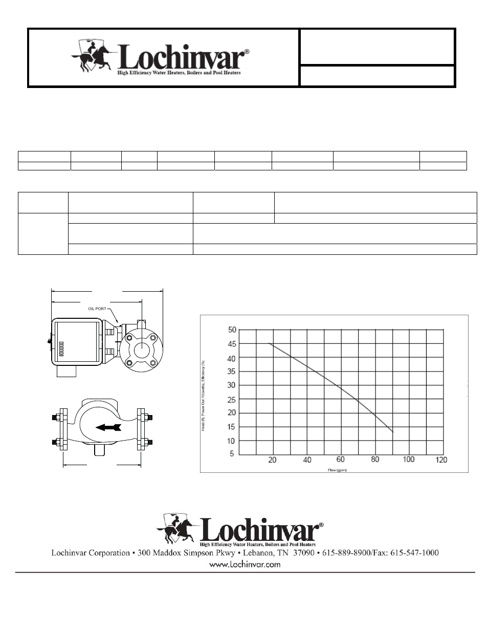 Lochinvar ARM3072PAB User Manual | 1 page