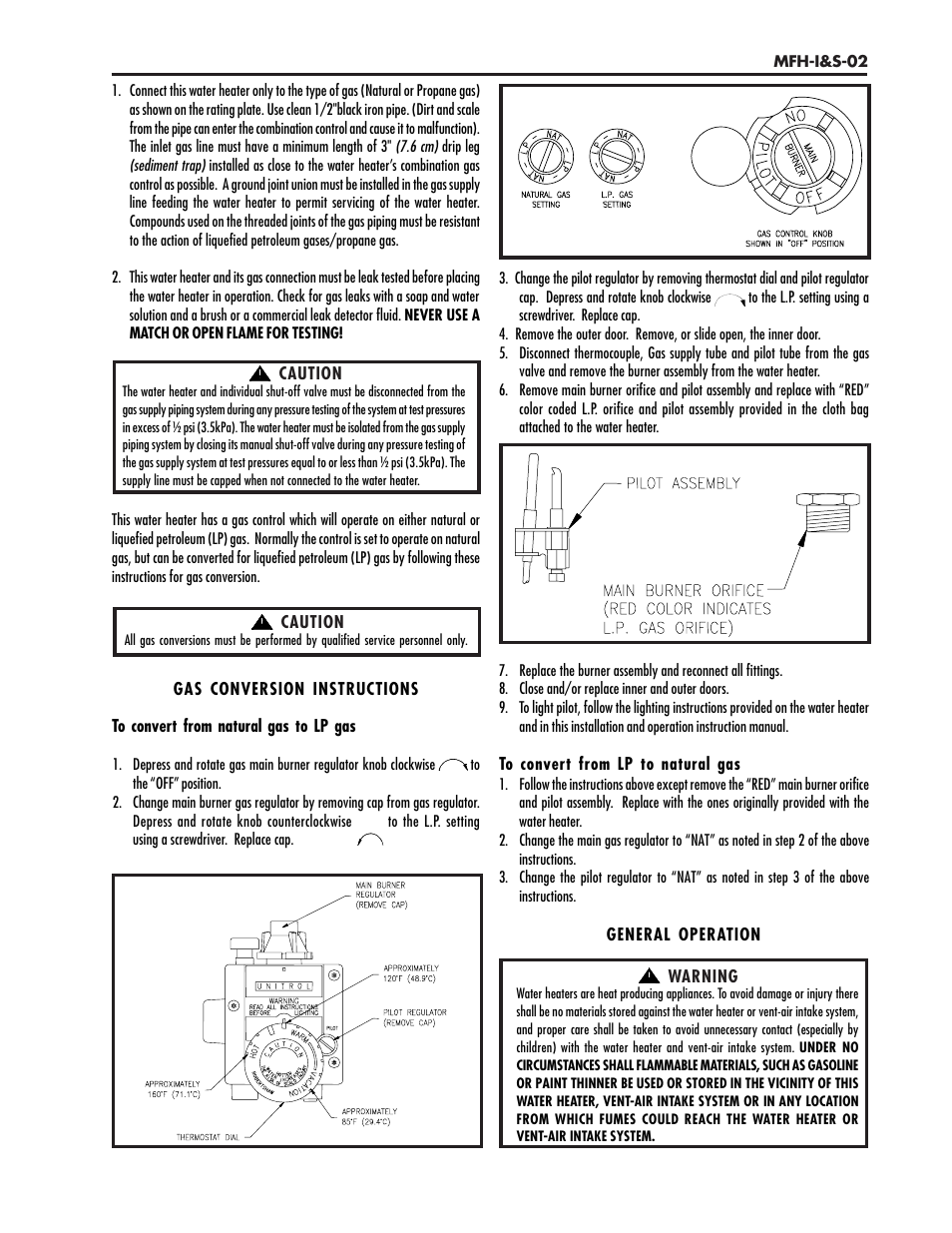 Lochinvar MFH-I&S-02 User Manual | Page 5 / 8