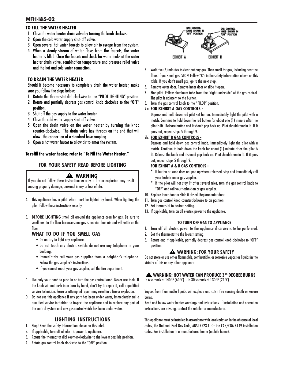 Lochinvar MFH-I&S-02 User Manual | Page 6 / 8