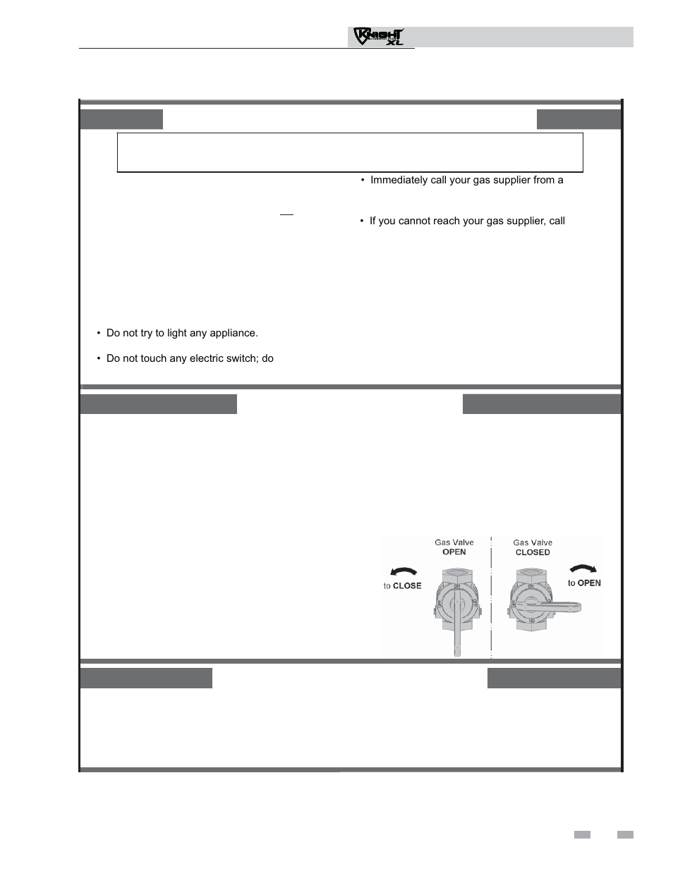 Operating instructions, For your safety read before operating | Lochinvar Outdoor Knight XL 801 User Manual | Page 9 / 16