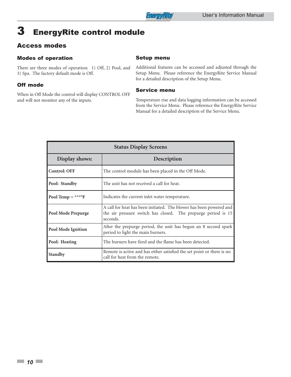 Energyrite control module | Lochinvar EnergyRite ER202 User Manual | Page 10 / 12