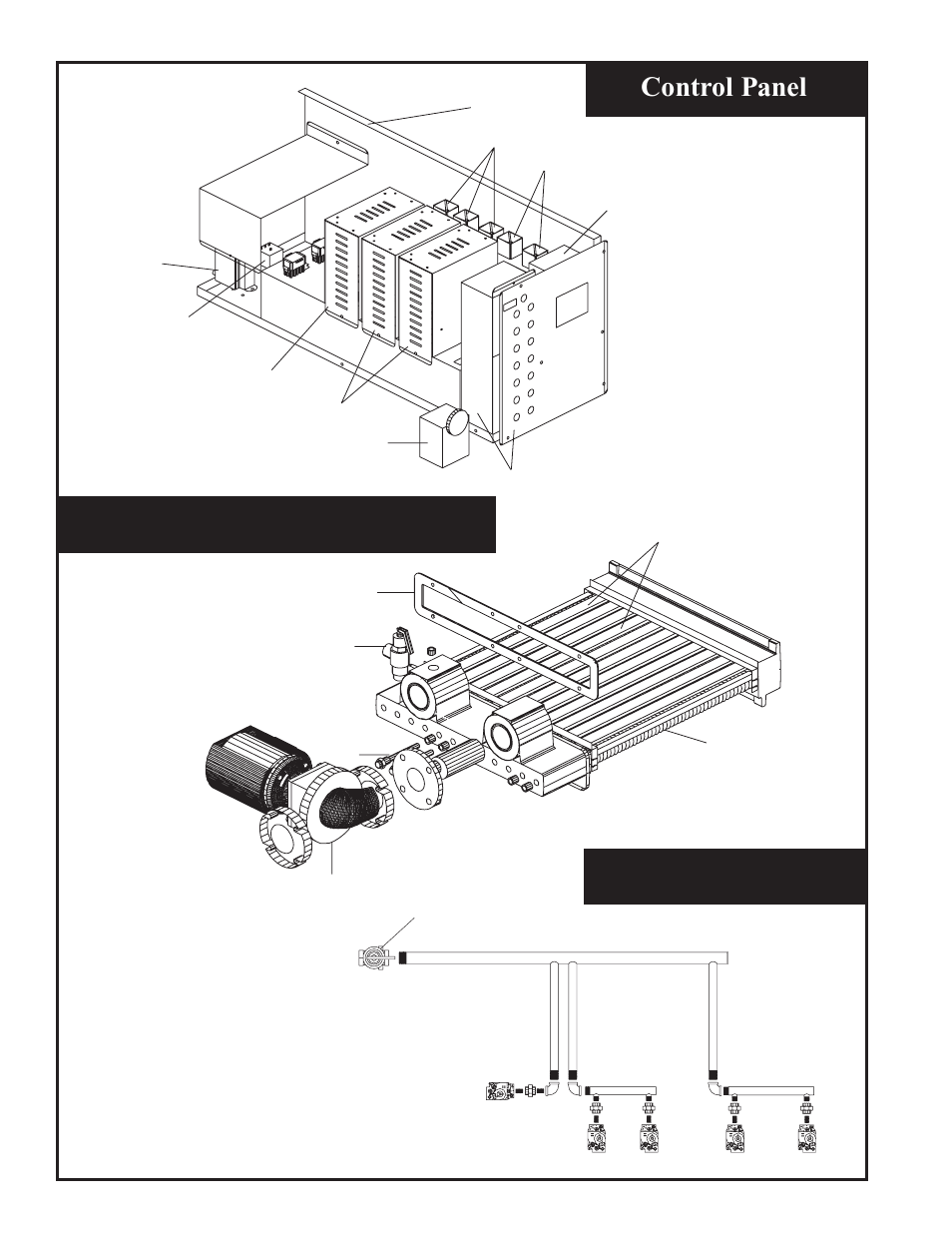 Heat exchanger assembly gas train, Control panel | Lochinvar COPPER-FIN II G936199 User Manual | Page 2 / 4