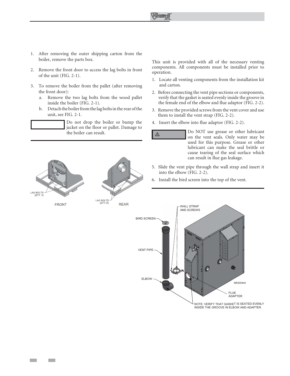 Prepare boiler | Lochinvar Kight XL 400-801 User Manual | Page 10 / 56