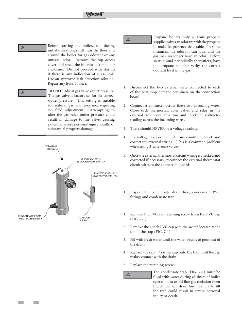 Start-up | Lochinvar Outdoor Knight Boiler 151-286 User Manual | Page 34 / 56