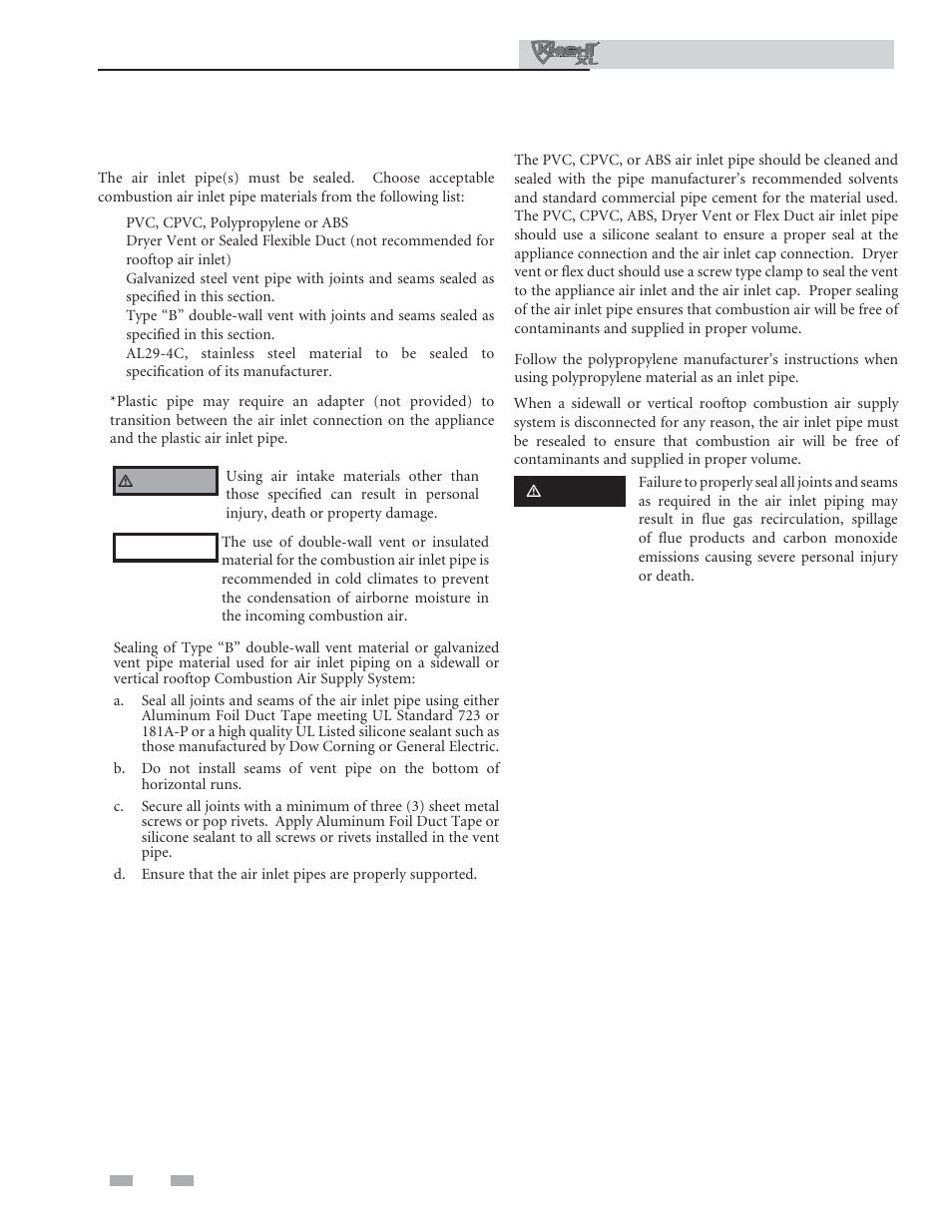 General venting | Lochinvar Commercial Soiler 400-801 User Manual | Page 18 / 80