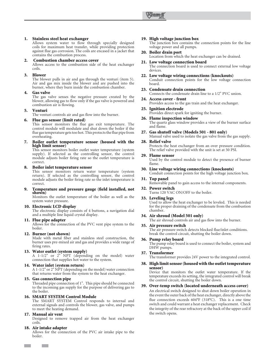 The knight xl - how it works | Lochinvar Commercial Soiler 400-801 User Manual | Page 4 / 80