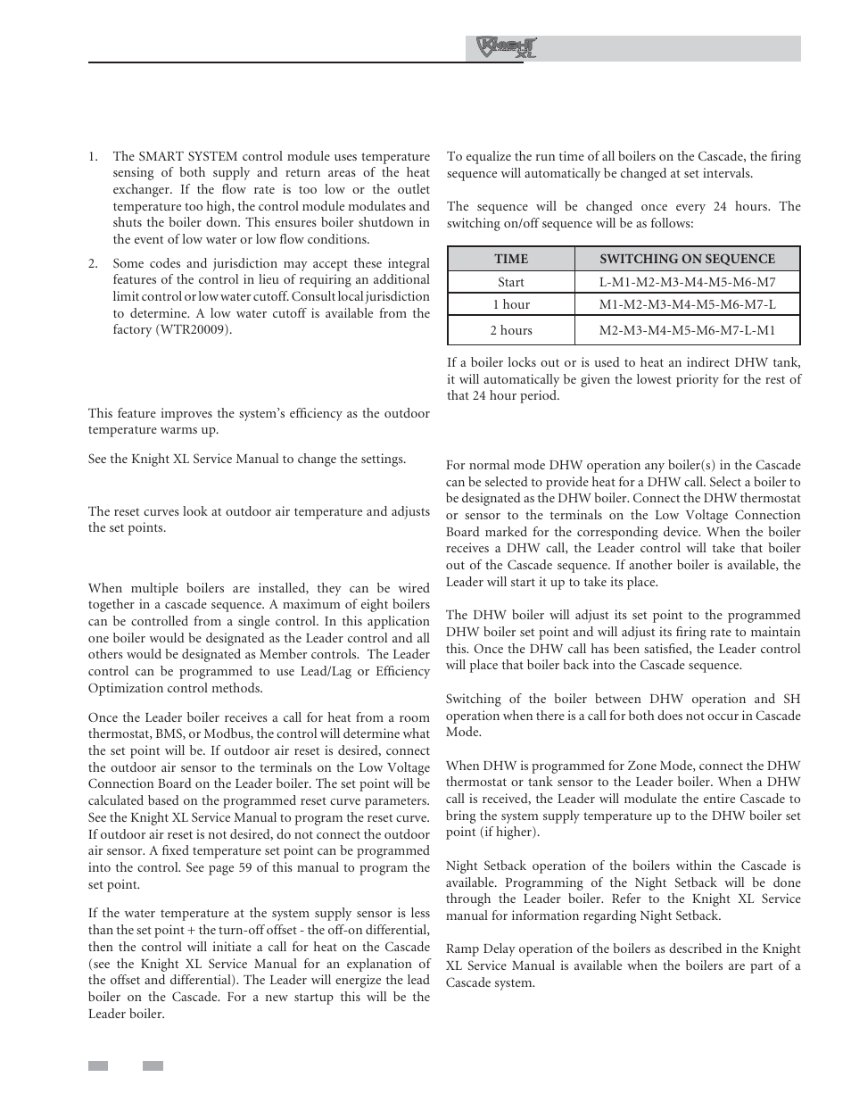 Operating information | Lochinvar Commercial Soiler 400-801 User Manual | Page 64 / 80