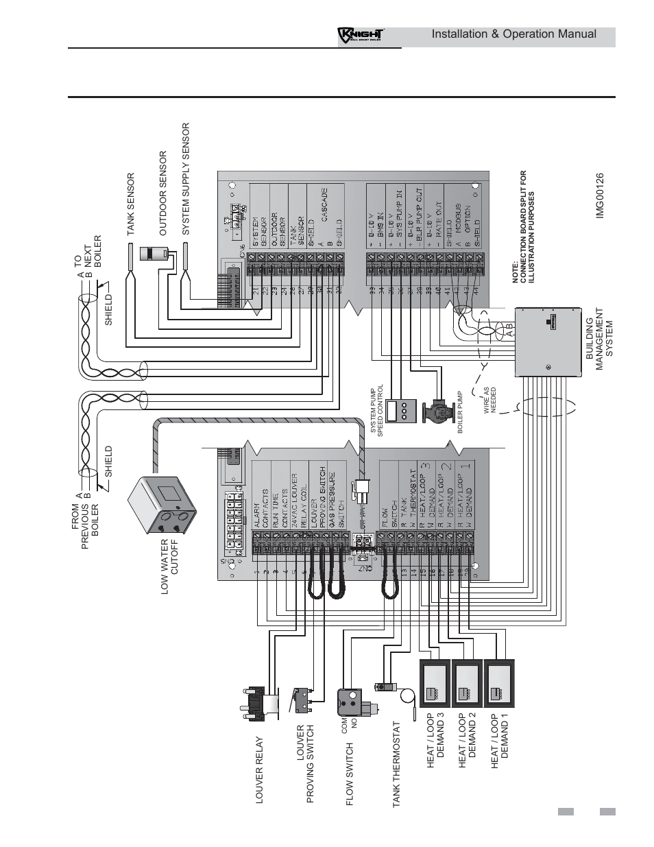 Field wiring, Installation & operation manual | Lochinvar Wall Mount Boiler WH 55-399 User Manual | Page 55 / 80