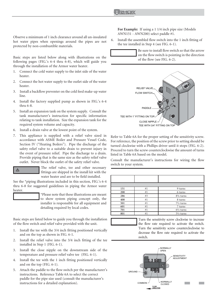 System piping | Lochinvar ARMOR 151 User Manual | Page 37 / 76
