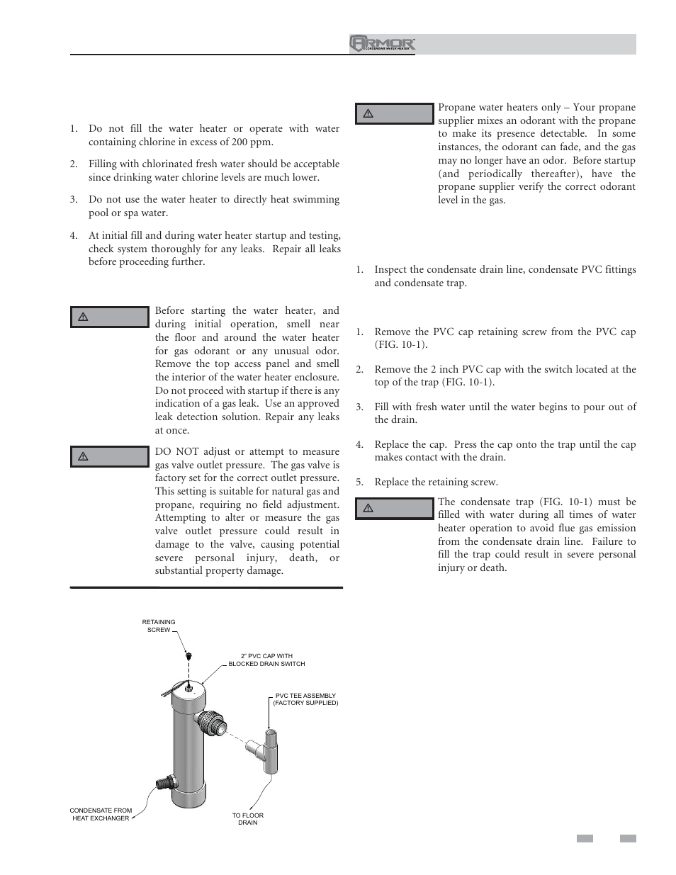 Start-up | Lochinvar ARMOR 151 User Manual | Page 53 / 76