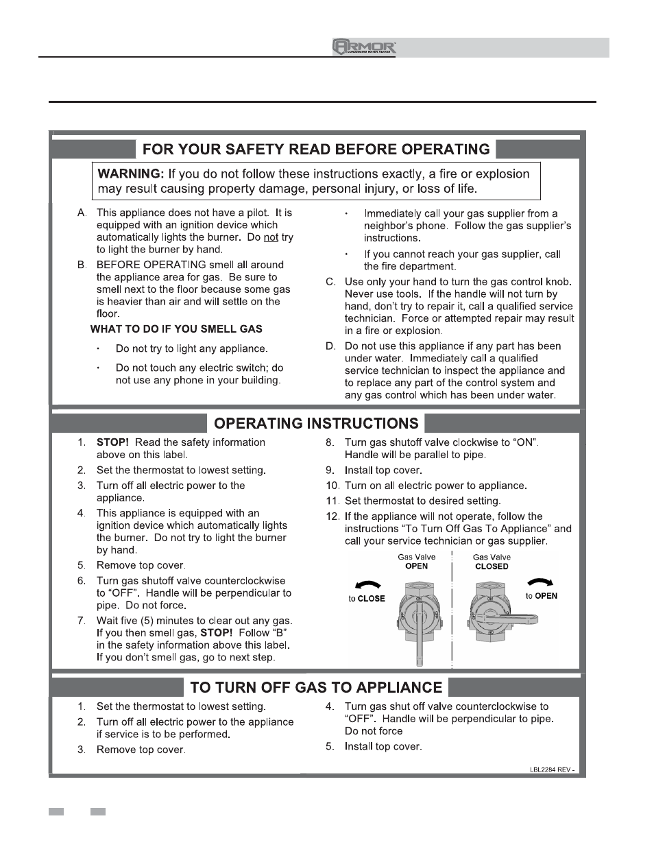 Start-up | Lochinvar ARMOR 151 User Manual | Page 56 / 76