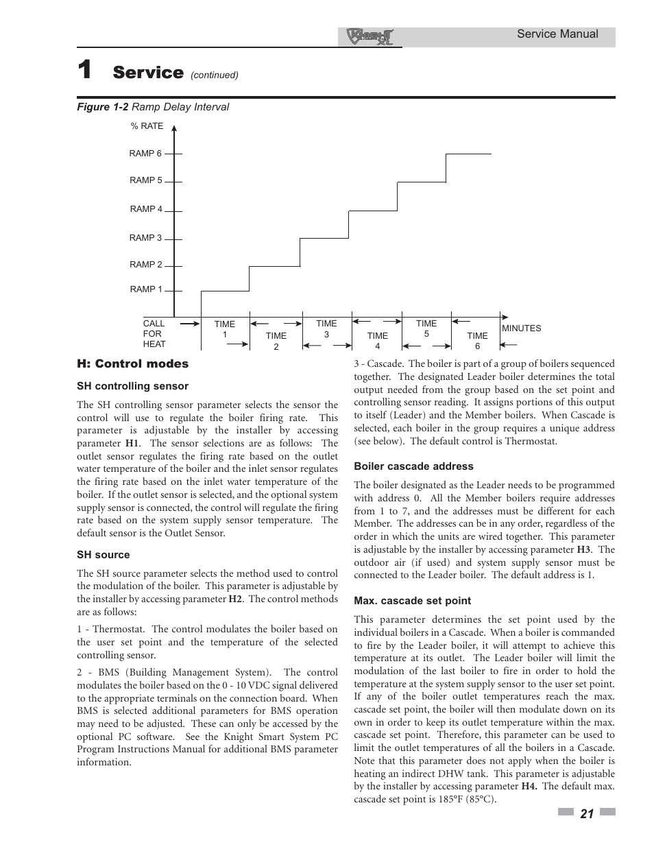 Service | Lochinvar KNIGHT 399 User Manual | Page 21 / 44