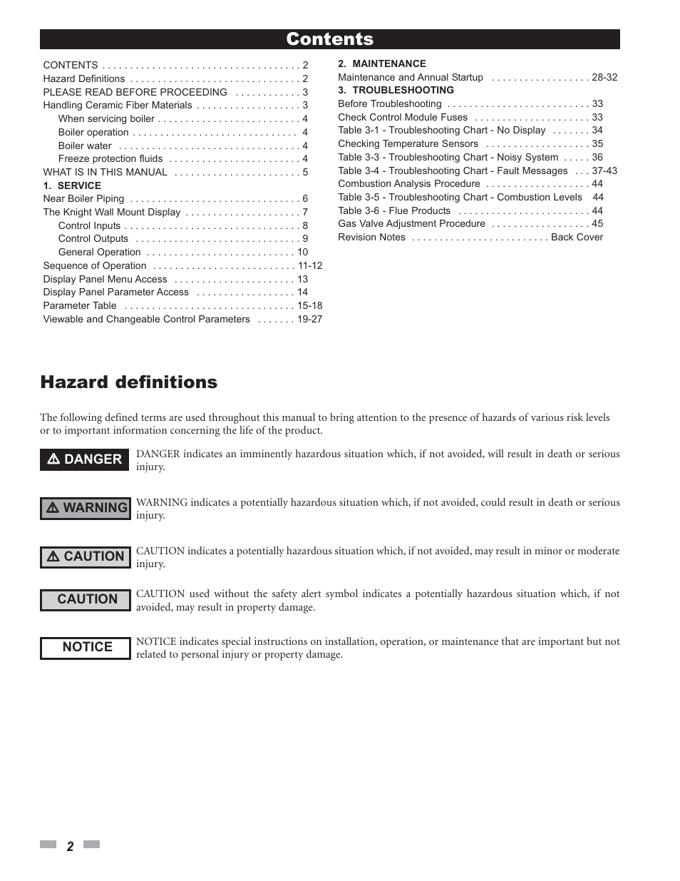 Lochinvar KNIGHT 51-211 User Manual | Page 2 / 48