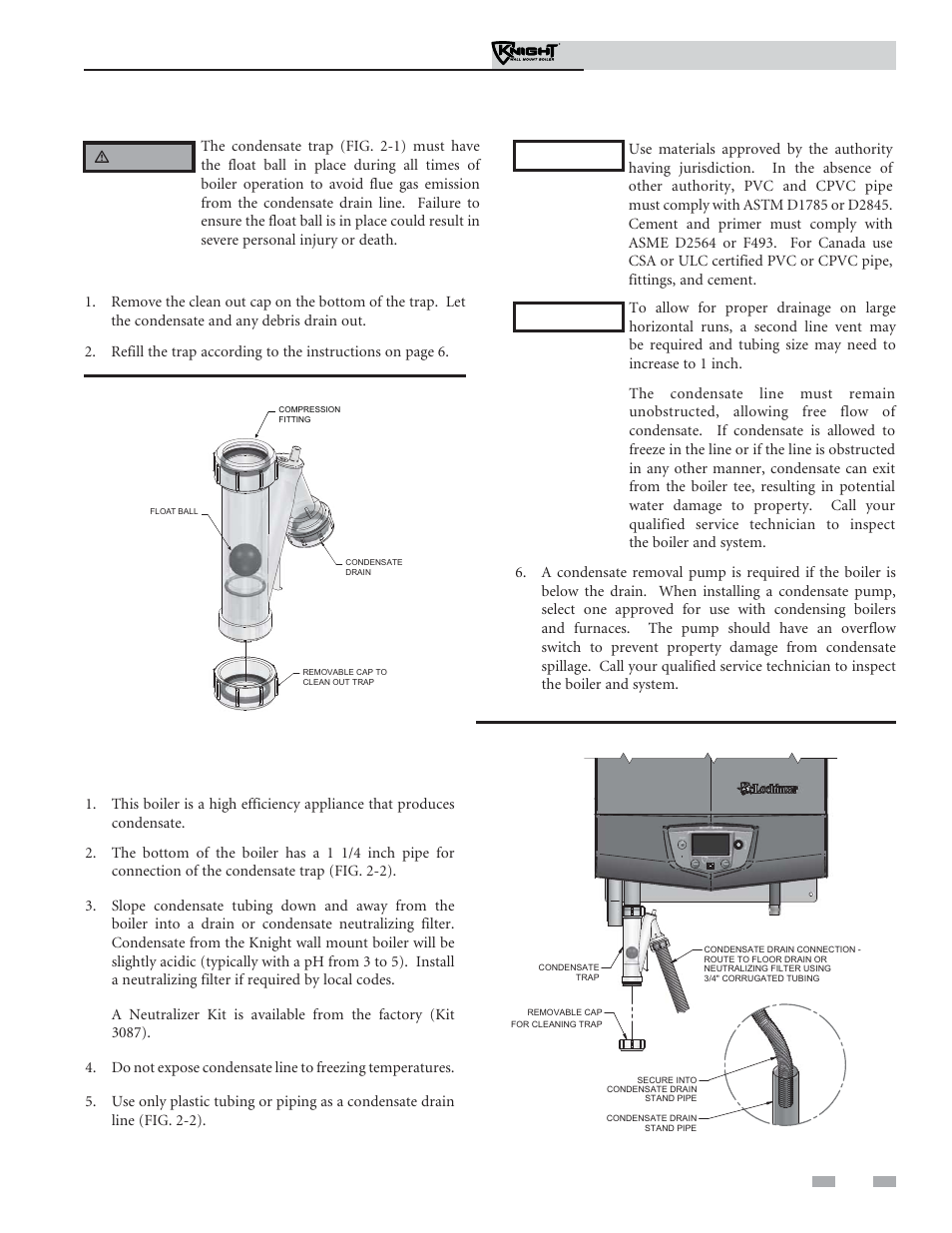 Maintenance schedule, User’s information manual | Lochinvar WH 55 - 399 User Manual | Page 7 / 16