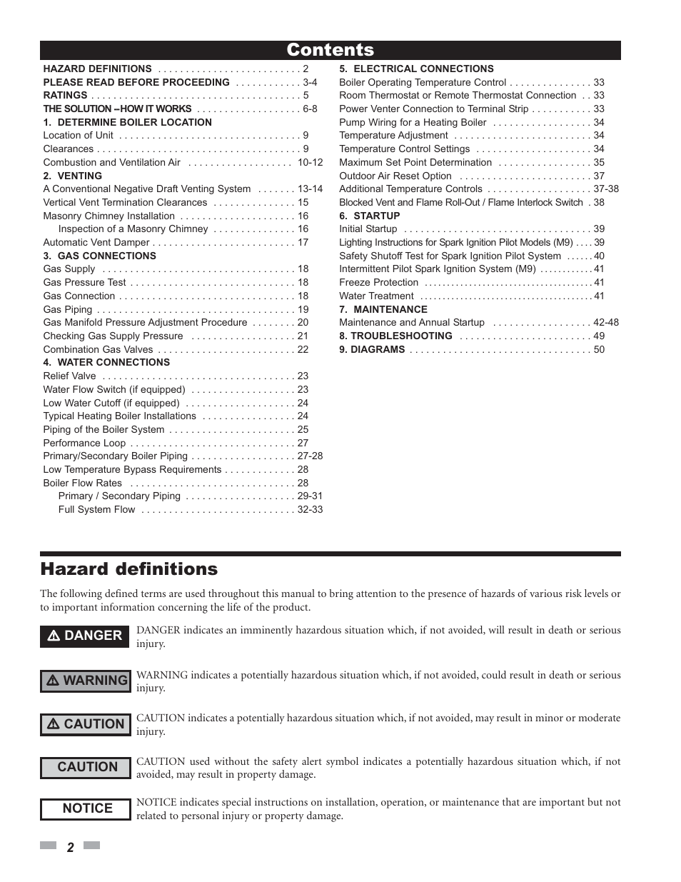 Lochinvar 45 User Manual | Page 2 / 52