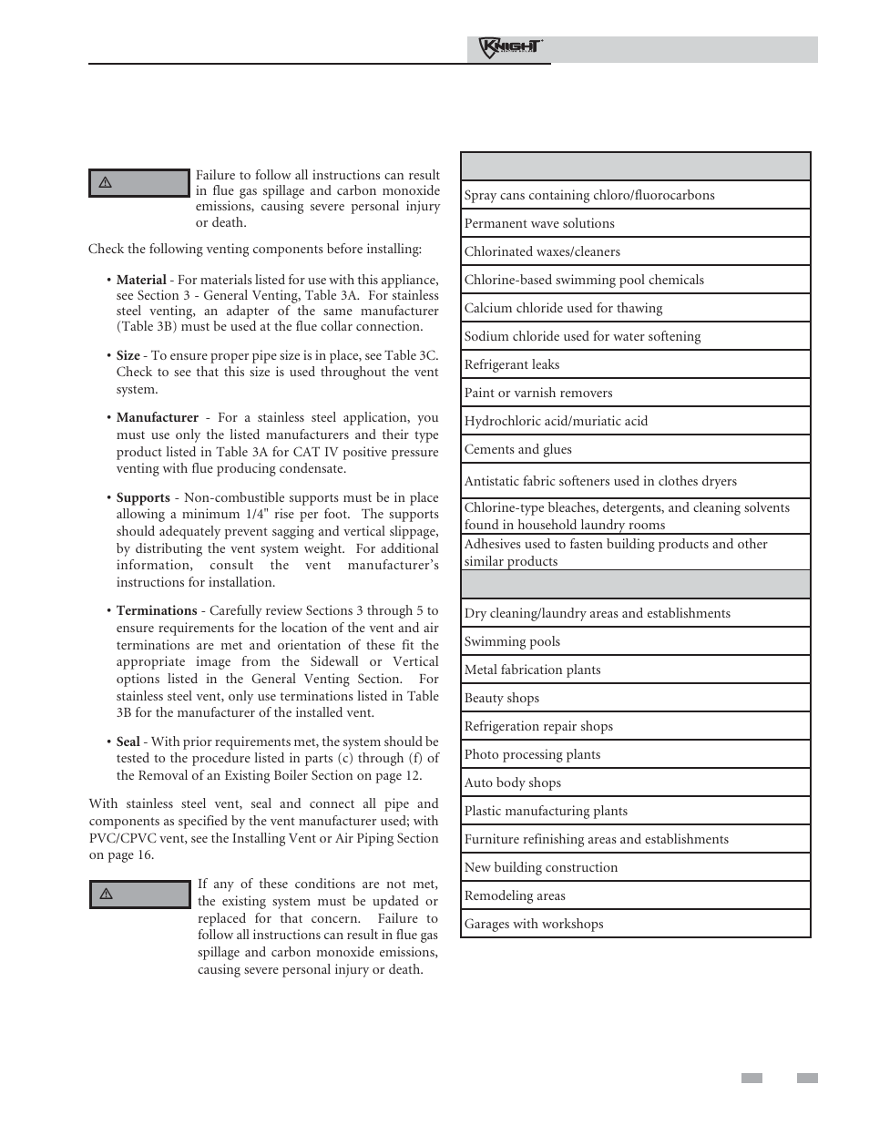 Determine boiler location | Lochinvar 81 - 286 User Manual | Page 11 / 80