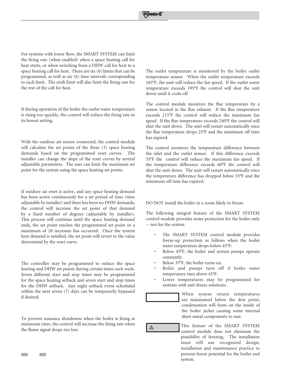 Operating information | Lochinvar 81 - 286 User Manual | Page 62 / 80