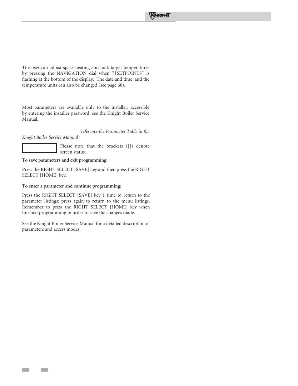 Operating information | Lochinvar 81 - 286 User Manual | Page 68 / 80