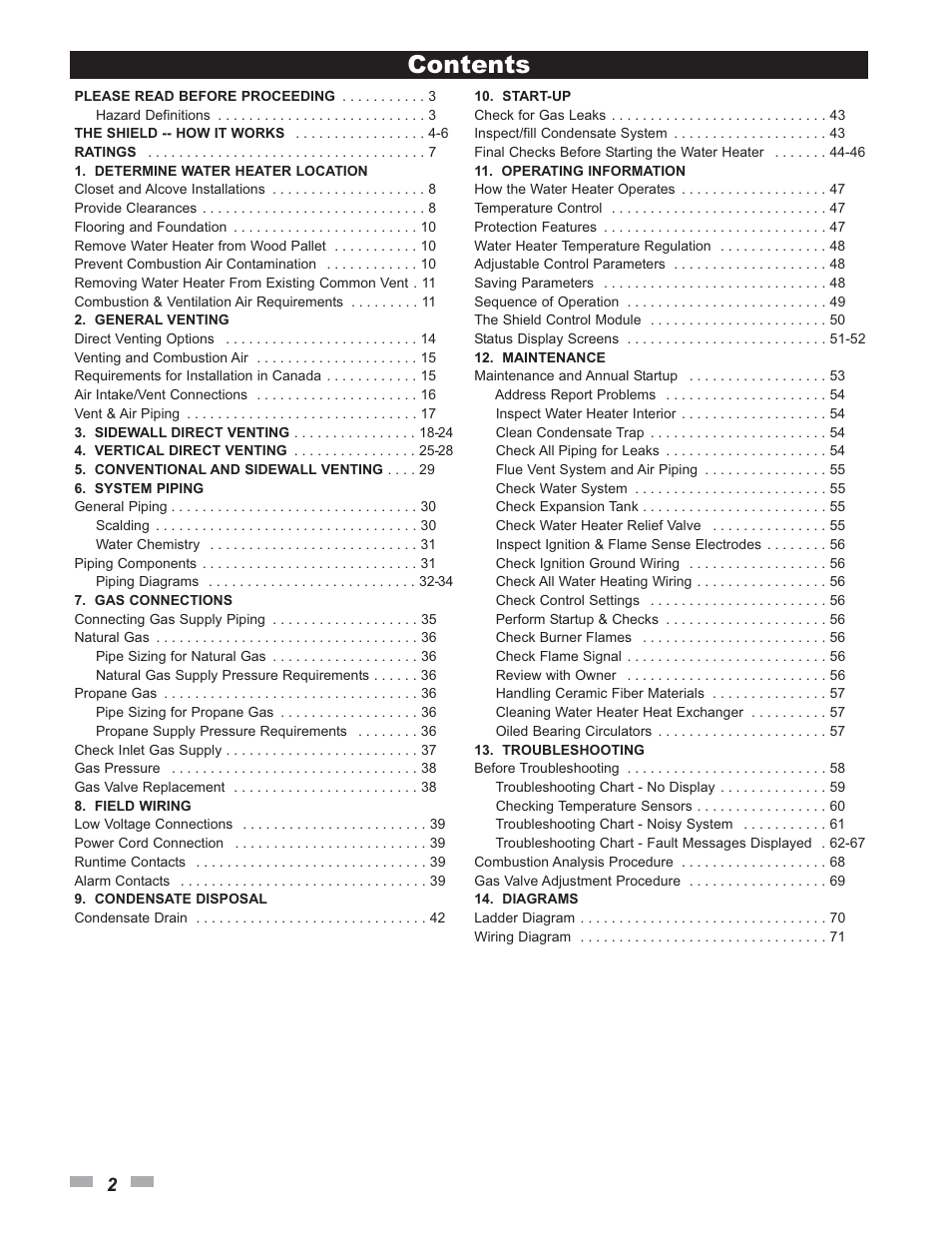 Lochinvar Shield SNA285-125 User Manual | Page 2 / 72