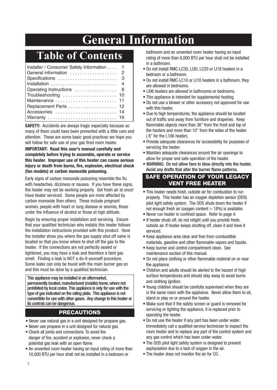 Storageflex RMC-LC10LP - 10 User Manual | Page 2 / 16