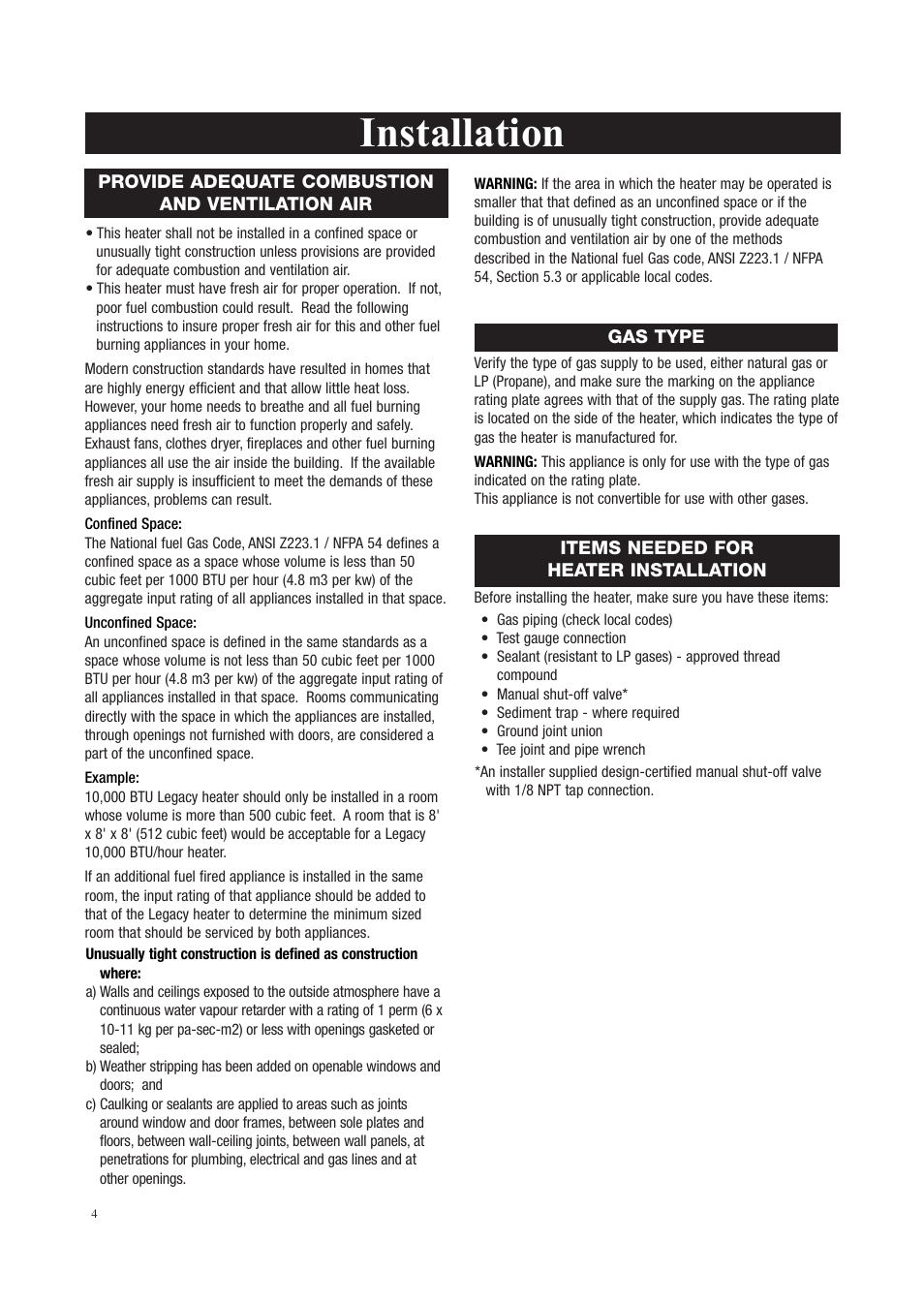 Installation | Storageflex RMC-LC10LP - 10 User Manual | Page 4 / 16