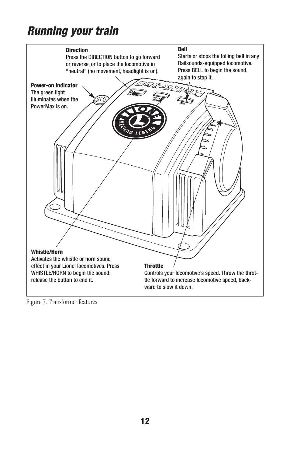 Running your train | Lionel Trains Baby Toy User Manual | Page 12 / 20