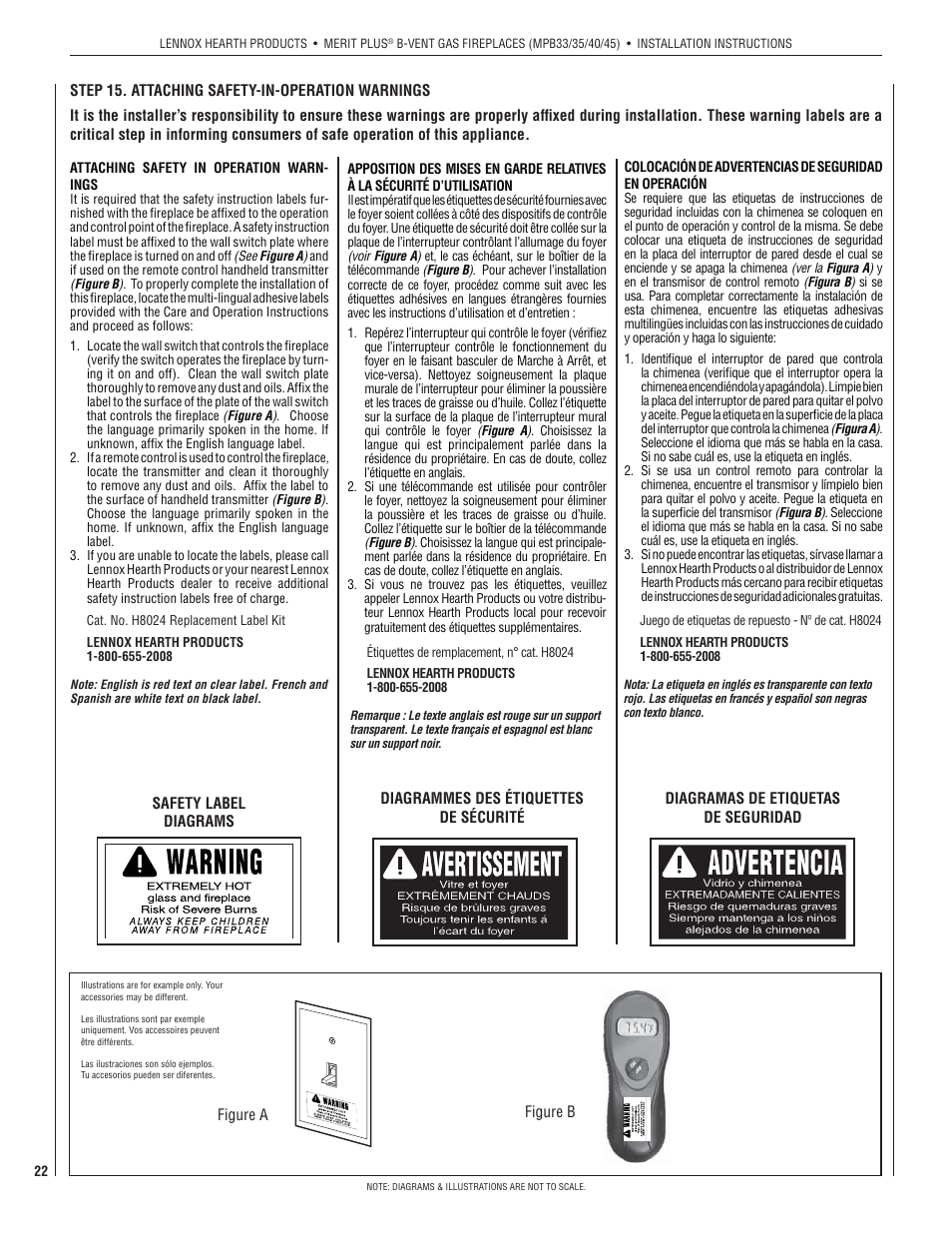 Lennox International Inc. MERIT PLUS MPB3530CNM-B User Manual | Page 22 / 26