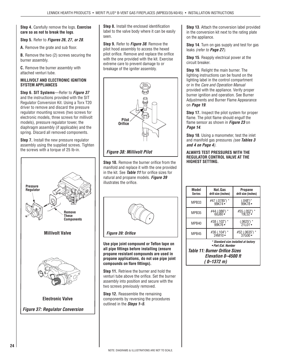 Lennox International Inc. MERIT PLUS MPB3530CNM-B User Manual | Page 24 / 26
