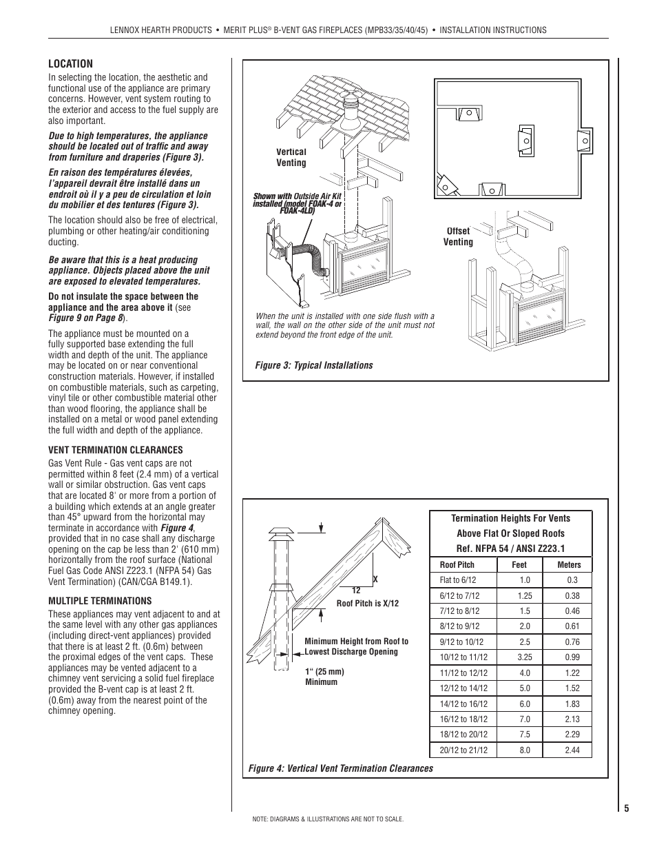 Lennox International Inc. MERIT PLUS MPB3530CNM-B User Manual | Page 5 / 26